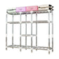 Modern Style Metal Wardrobe Cloth Rod Included Wardrobe Closet for Bedroom
