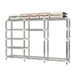 Modern Style Metal Wardrobe Cloth Rod Included Wardrobe Closet for Bedroom