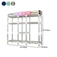 Modern Style Metal Wardrobe Cloth Rod Included Wardrobe Closet for Bedroom