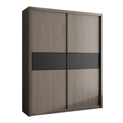 Gemanipuleerde houten garderobe armoire met planken moderne garderobe -kast