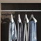Gemanipuleerde houten garderobe armoire met planken moderne garderobe -kast