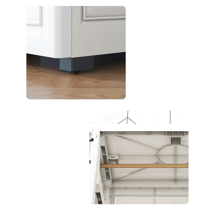 Moderne Stil Plastikgarderobe Tuchstange enthalten Kleiderschrankschrank