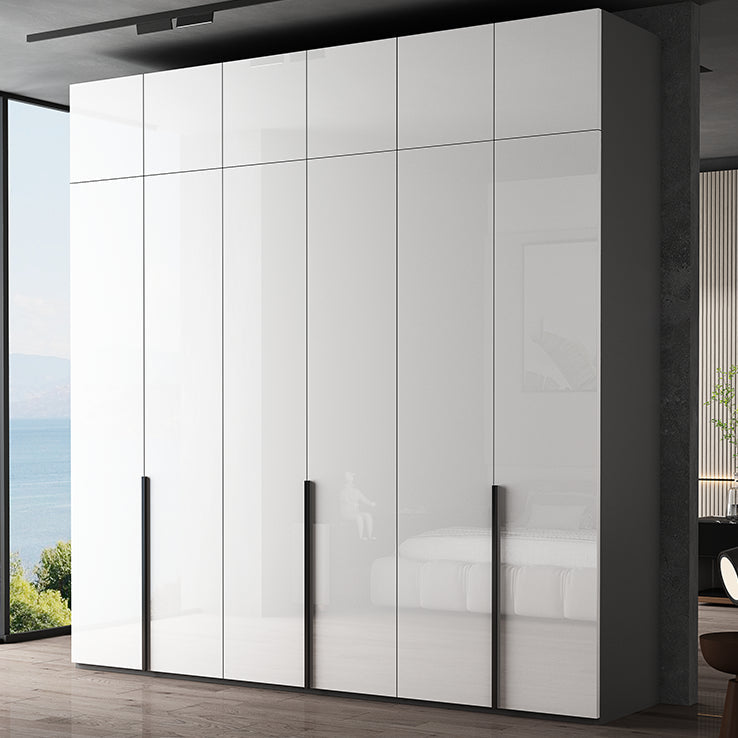 Moderne garderobe -kast met planken Engineered Wood Garderobe Armoire