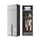 Moderne garderobe -kast met planken Engineered Wood Garderobe Armoire