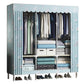 Contemporary Wardrobe Metal Bedroom Wardrobe Closet with Shelves 49"L x 18"W x 67"H Green Drawer Not Included Clearhalo 'Armoires & Wardrobes' 'armoires_wardrobes' 'Bedroom Furniture' 'furn' 'furn_armoires_wardrobes' 'Furniture' 5740210