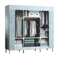 Contemporary Wardrobe Metal Bedroom Wardrobe Closet with Shelves 59"L x 18"W x 67"H Green Drawer Not Included Clearhalo 'Armoires & Wardrobes' 'armoires_wardrobes' 'Bedroom Furniture' 'furn' 'furn_armoires_wardrobes' 'Furniture' 5740214