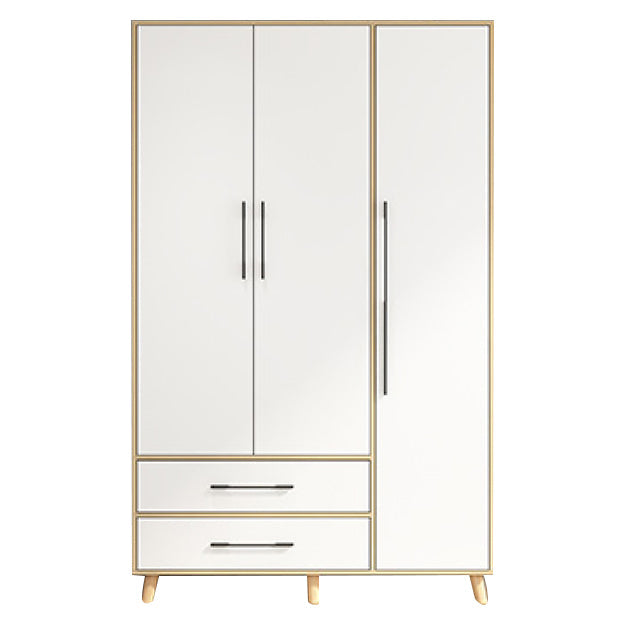 Wooden Wardrobe Closet With Shelves Contemporary Wardrobe Armoire Clearhalo 'Armoires & Wardrobes' 'armoires_wardrobes' 'Bedroom Furniture' 'furn' 'furn_armoires_wardrobes' 'Furniture' 5740238