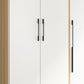 Wooden Wardrobe Closet With Shelves Contemporary Wardrobe Armoire Clearhalo 'Armoires & Wardrobes' 'armoires_wardrobes' 'Bedroom Furniture' 'furn' 'furn_armoires_wardrobes' 'Furniture' 5740244