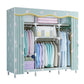 Modern Style Wardrobe Metal Bedroom Wardrobe Closet with Cloth Rod Clearhalo 'Armoires & Wardrobes' 'armoires_wardrobes' 'Bedroom Furniture' 'furn' 'furn_armoires_wardrobes' 'Furniture' 5740259