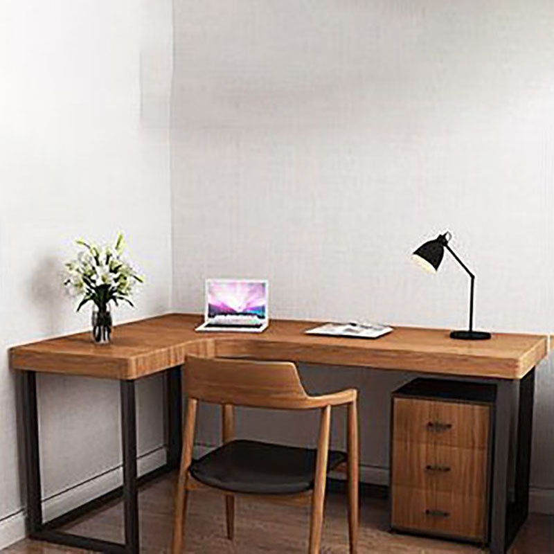 Home Contemporary Writing Desk 30" Height L-Shape Matte Finish Office Desk Clearhalo 'furn' 'furn_office_desk' 'Furniture' 'Office Desks' 'Office Furniture' 'office_desk' 5740825