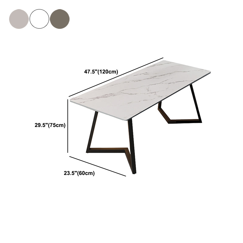 30 "H Modern Office Desk rettangolare Distano per ufficio