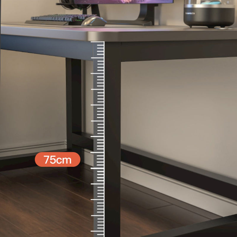 Bedroom Contemporary Computer Desk Rectangular Wooden Office Desk in Matte Finish Clearhalo 'furn' 'furn_office_desk' 'Furniture' 'Office Desks' 'Office Furniture' 'office_desk' 5740916