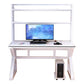 Contemporary Home Computer Desk Rectangular Wooden Gaming Desk White Clearhalo 'furn' 'furn_office_desk' 'Furniture' 'Office Desks' 'Office Furniture' 'office_desk' 5740947