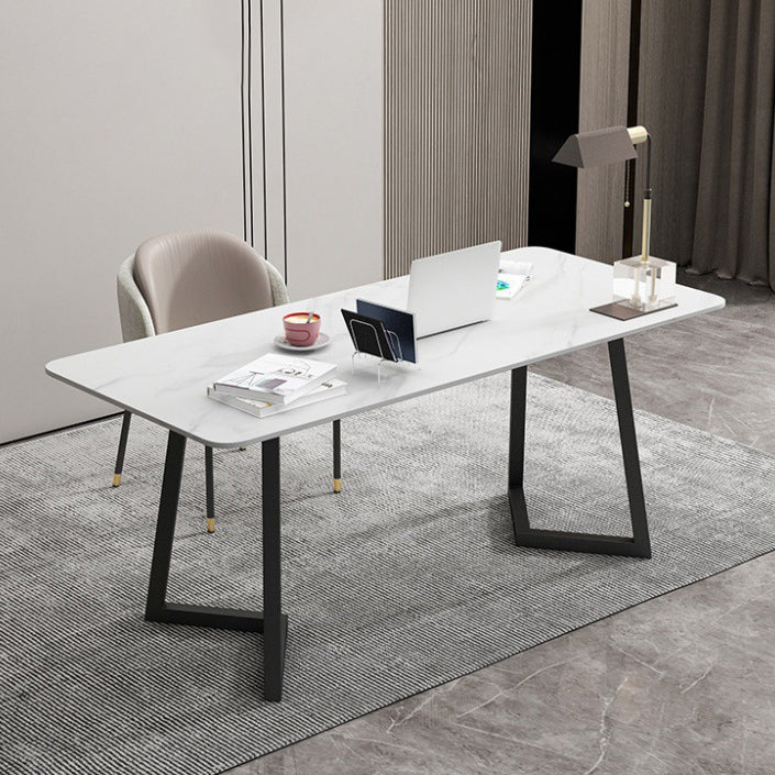 29.5" H Home Writing Desk Rectangular Contemporary Office Desk