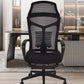 Black Modern & Contemporary Office Chair Fixed Arms Mid Back Home Office Chair Clearhalo 'furn' 'furn_office_chair' 'Furniture' 'Office Chairs' 'Office Furniture' 'office_chair' 5741158