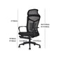 Black Modern & Contemporary Office Chair Fixed Arms Mid Back Home Office Chair Clearhalo 'furn' 'furn_office_chair' 'Furniture' 'Office Chairs' 'Office Furniture' 'office_chair' 5741174