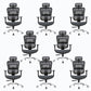 Mesh Back Task Chair Advanced Synchro Tilt Control Home Office Chair