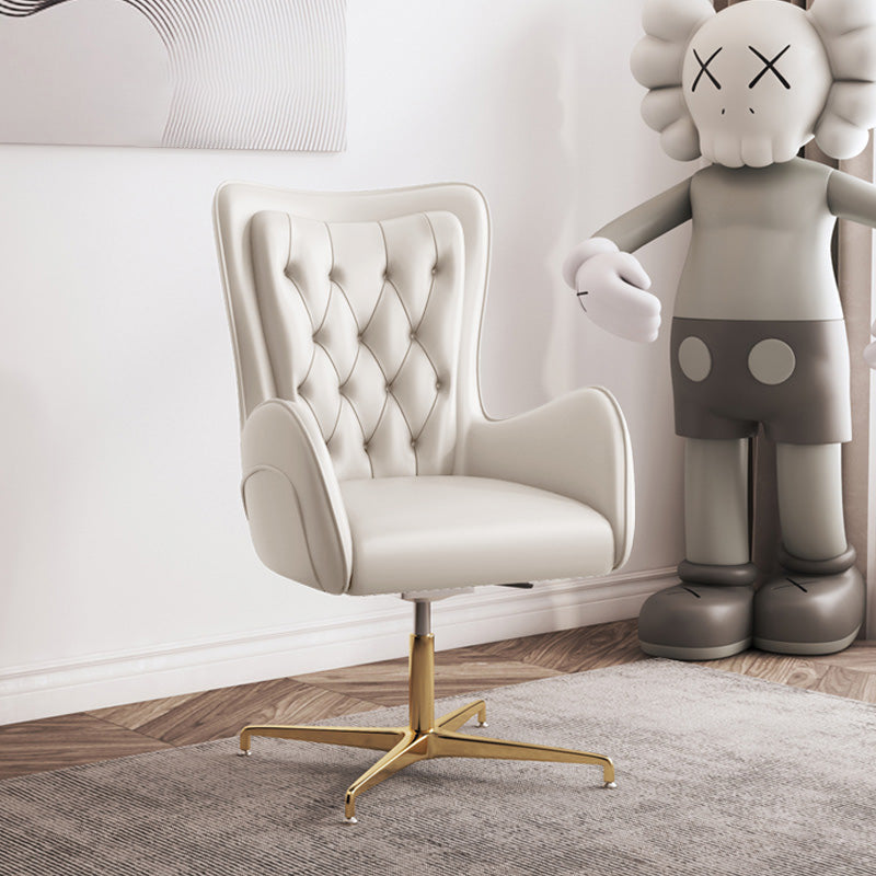 モダンなレザーエットとメッシュのエグゼクティブチェア布張りのミッドバックタスクチェア