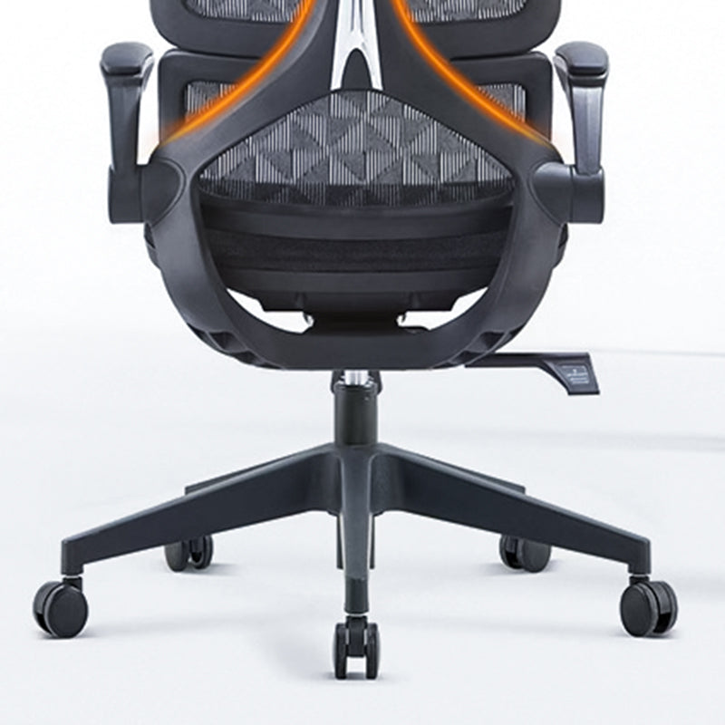 Low Back Office Chair Armrests Soft Cushioned Adjustable Swivel Task Chair Clearhalo 'furn' 'furn_office_chair' 'Furniture' 'Office Chairs' 'Office Furniture' 'office_chair' 5741309