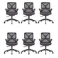 Low Back Office Chair Armrests Soft Cushioned Adjustable Swivel Task Chair