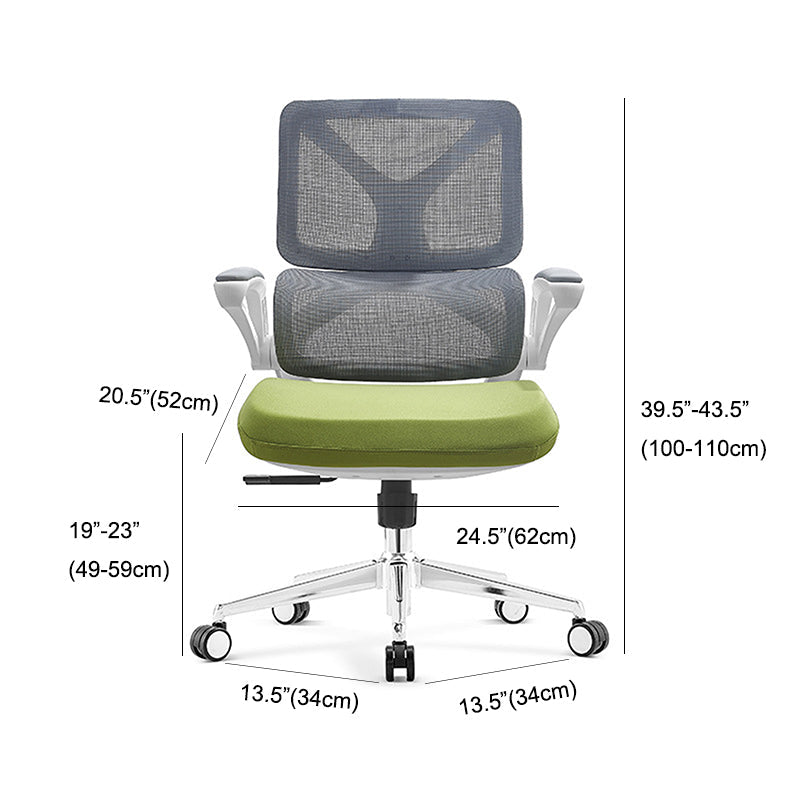 Low Back Office Chair Armrests Soft Cushioned Adjustable Swivel Task Chair Clearhalo 'furn' 'furn_office_chair' 'Furniture' 'Office Chairs' 'Office Furniture' 'office_chair' 5741326
