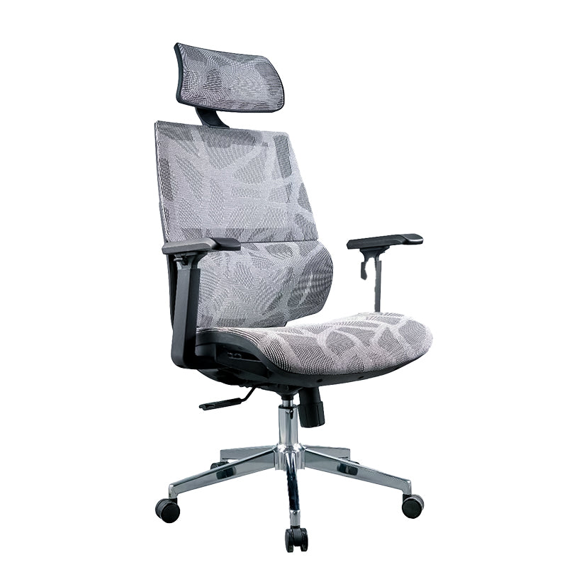 Mesh Desk Home Office Chair High Back Black Swivel Office Chair 1 Piece Clearhalo 'furn' 'furn_office_chair' 'Furniture' 'Office Chairs' 'Office Furniture' 'office_chair' 5741357