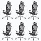 Velvet Task Chair Modern Home High-back Office Chair Ribbed Swivel