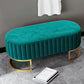 Glam Entryway Bench 15.75 Inch Wide Foam Cushioned Bench for Bedroom 47.2"L x 15.7"W x 16.9"H Green Clearhalo 'Benches' 'Chairs & Seating' 'furn' 'furn_benches' 'Furniture' 'Living Room Furniture' 5741459