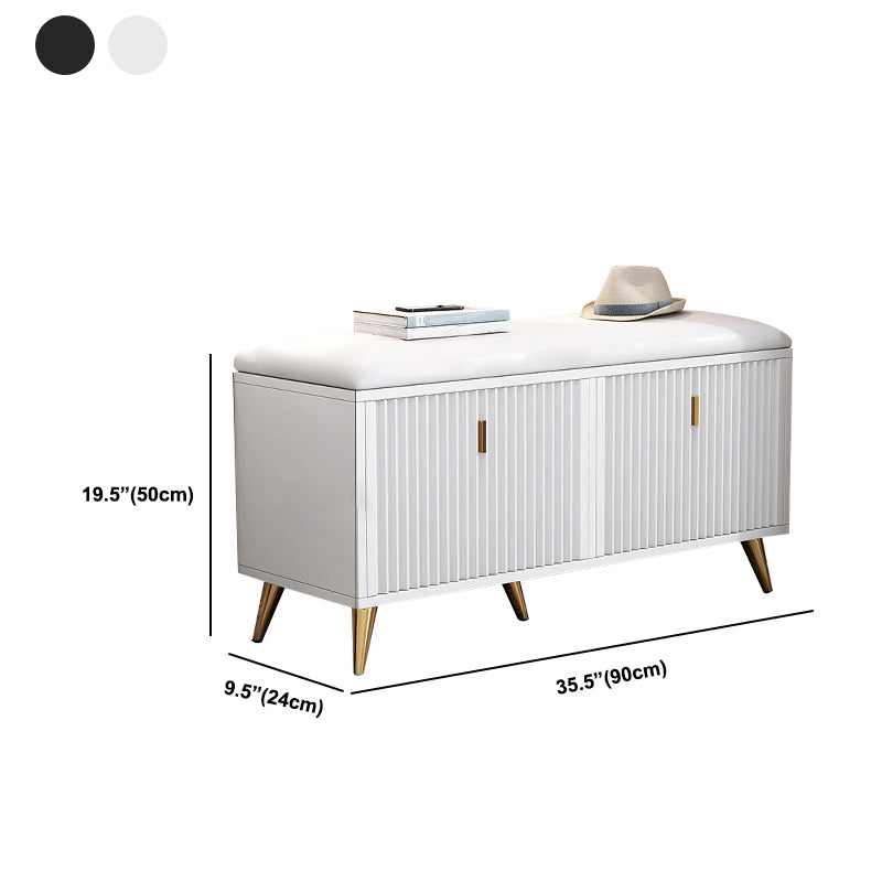 Panchina di posti a sedere in legno fabbricata 11,8 "W glam ammortizzazione imbottita