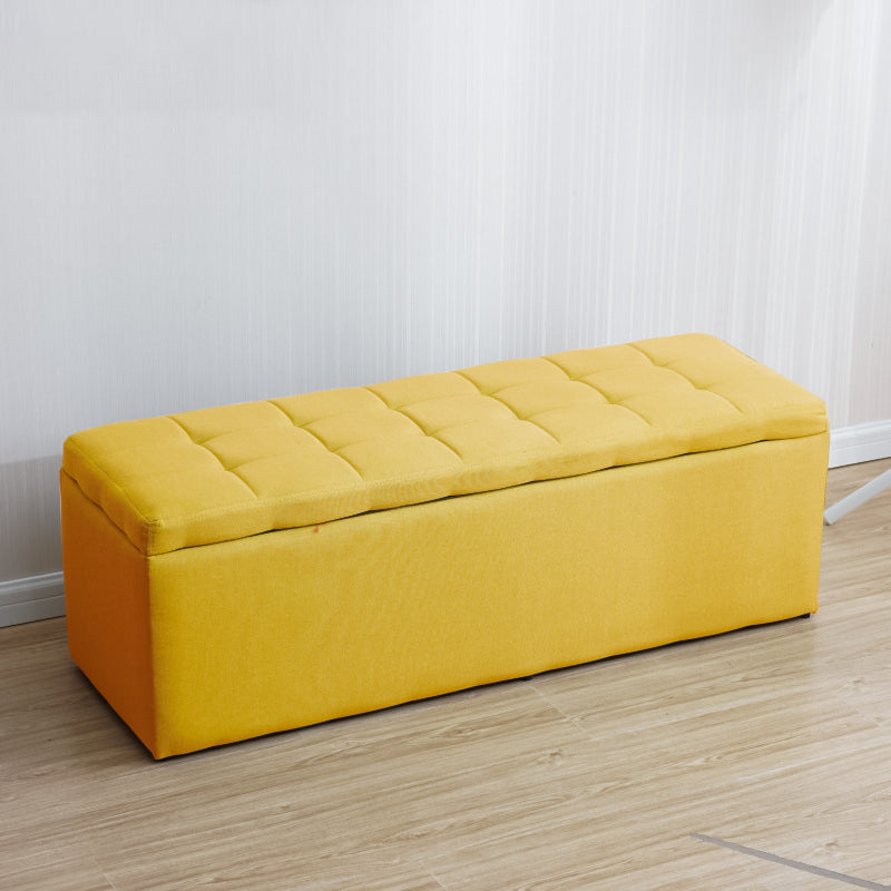 Panchina d'ingresso imbottita moderna da 15,7 "W cusoned Ottoman Bench