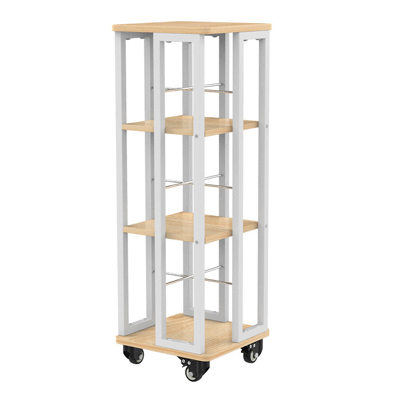 Libreria in metallo moderno standard a riposo aperto libreria verticale