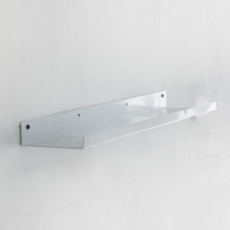 Contemporary Floating Bookshelf Iron 4.7" W Living Room Book Shelf White Clearhalo 'Bookcases' 'furn' 'furn_bookcases' 'Furniture' 'Office Furniture' 5741639