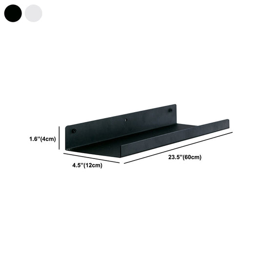 Contemporary Floating Bookshelf Iron 4.7" W Living Room Book Shelf Clearhalo 'Bookcases' 'furn' 'furn_bookcases' 'Furniture' 'Office Furniture' 5741655