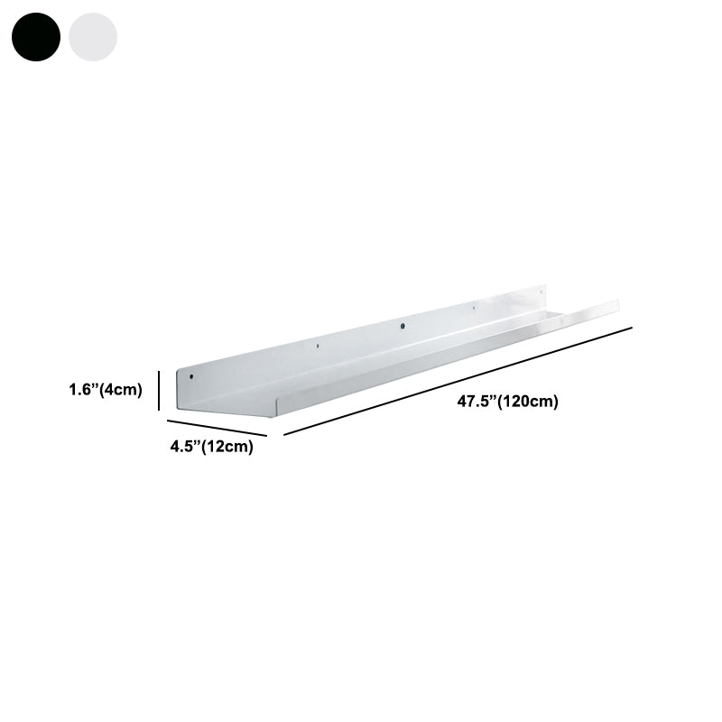 Contemporary Floating Bookshelf Iron 4.7" W Living Room Book Shelf Clearhalo 'Bookcases' 'furn' 'furn_bookcases' 'Furniture' 'Office Furniture' 5741656
