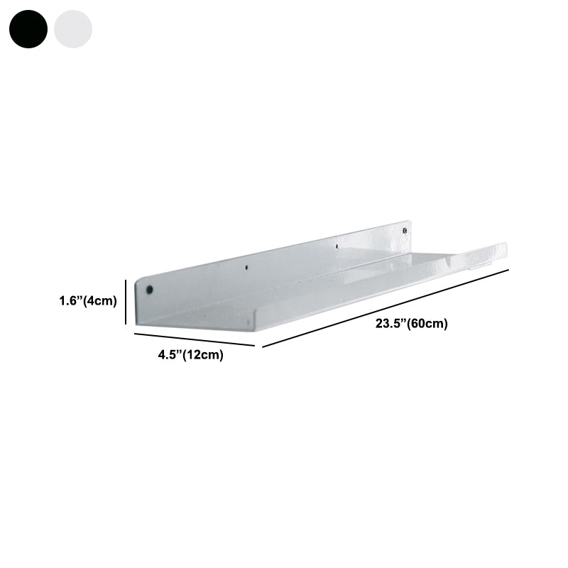 Contemporary Floating Bookshelf Iron 4.7" W Living Room Book Shelf Clearhalo 'Bookcases' 'furn' 'furn_bookcases' 'Furniture' 'Office Furniture' 5741658