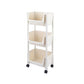 Modern Plastic Bookshelf Etagere Vertical  Open Shelf Bookcase
