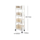 Modern Plastic Bookshelf Etagere Vertical  Open Shelf Bookcase
