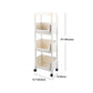 Modern Plastic Bookshelf Etagere Vertical  Open Shelf Bookcase