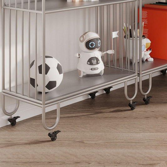 Libreria moderna di libreria metallica standard libreria aperta in brundotto