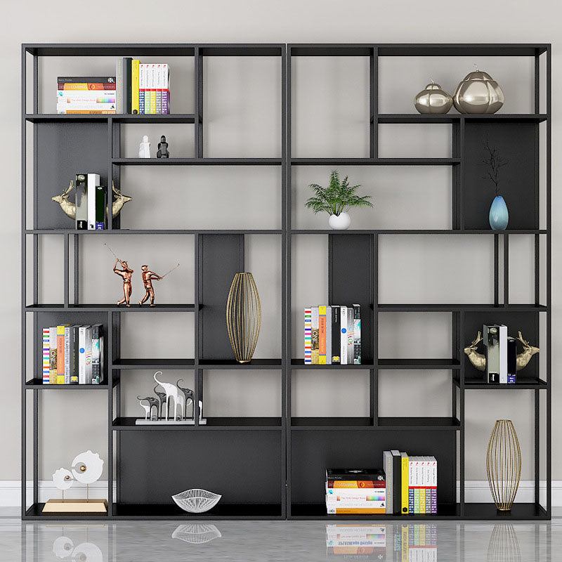 Libreria moderna in metallo etagere libreria scaffale aperta con ripiani-70,8 "h x 11,8" w