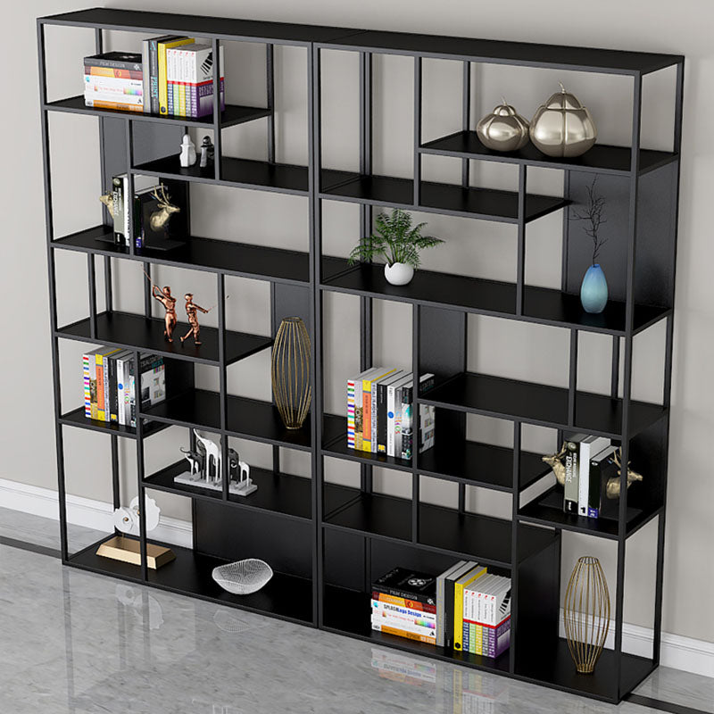 Libreria moderna in metallo etagere libreria scaffale aperta con ripiani-70,8 "h x 11,8" w