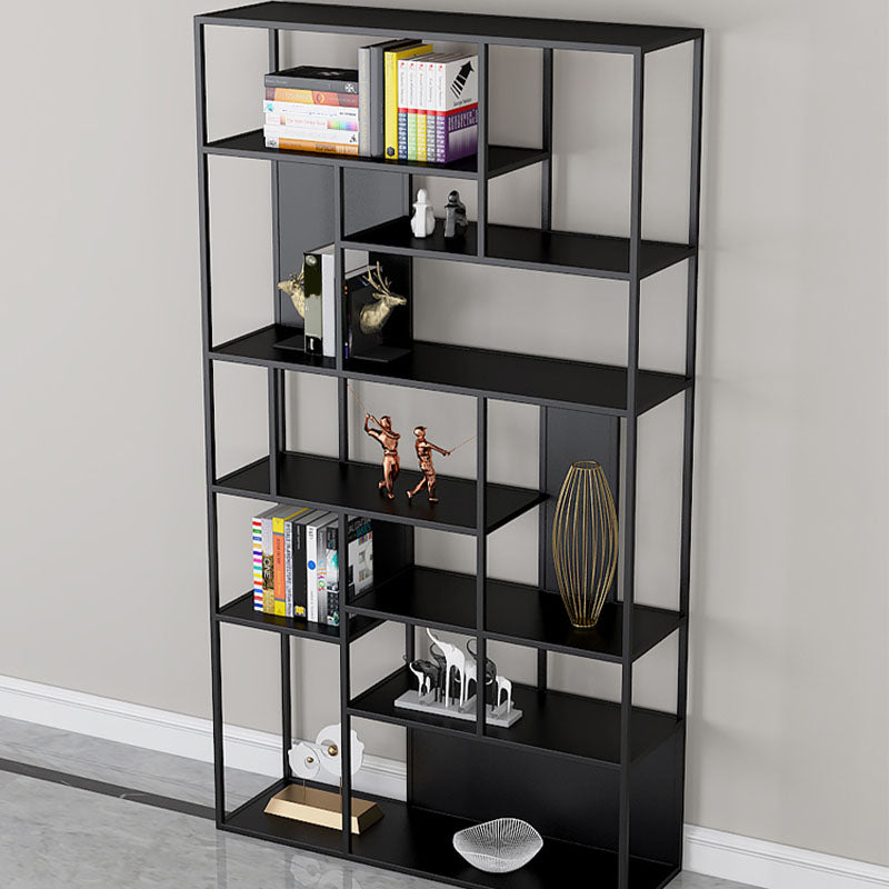 Libreria moderna in metallo etagere libreria scaffale aperta con ripiani-70,8 "h x 11,8" w
