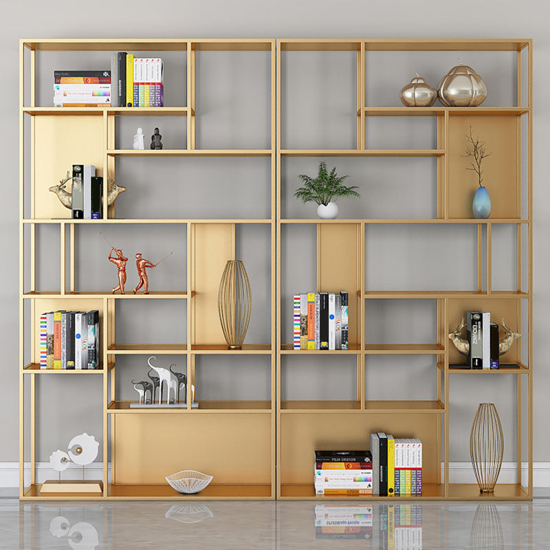 Libreria moderna in metallo etagere libreria scaffale aperta con ripiani-70,8 "h x 11,8" w