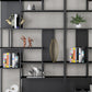 Libreria moderna in metallo etagere libreria scaffale aperta con ripiani-70,8 "h x 11,8" w