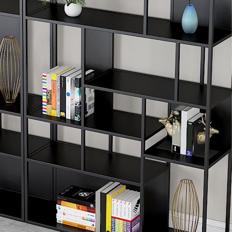 Libreria moderna in metallo etagere libreria scaffale aperta con ripiani-70,8 "h x 11,8" w