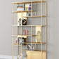 Libreria moderna in metallo etagere libreria scaffale aperta con ripiani-70,8 "h x 11,8" w