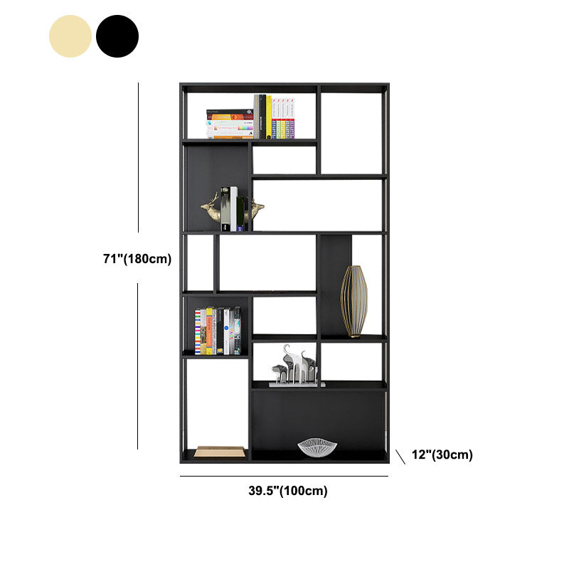 Libreria moderna in metallo etagere libreria scaffale aperta con ripiani-70,8 "h x 11,8" w