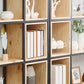 Modern Metal and Wooden Book Shelf Open Study Room Bookcase with Shelves Clearhalo 'Bookcases' 'furn' 'furn_bookcases' 'Furniture' 'Office Furniture' 5741790