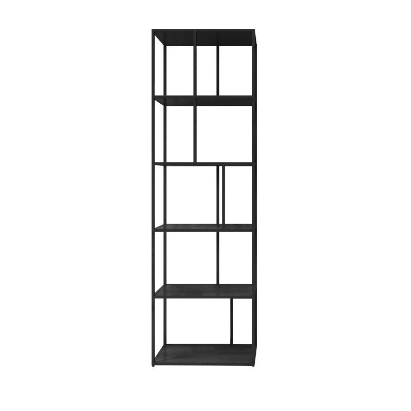 Modem & Contemporary Black Bookcase Etagere Metal Book Shelf