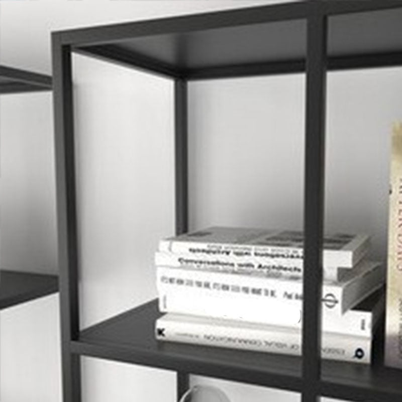 Modem & Contemporary Black Bookcase Etagere Metal Book Shelf